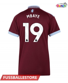 Günstige Aston Villa Ibrahim Mbaye #19 Heimtrikot Damen 2026-27 Kurzarm